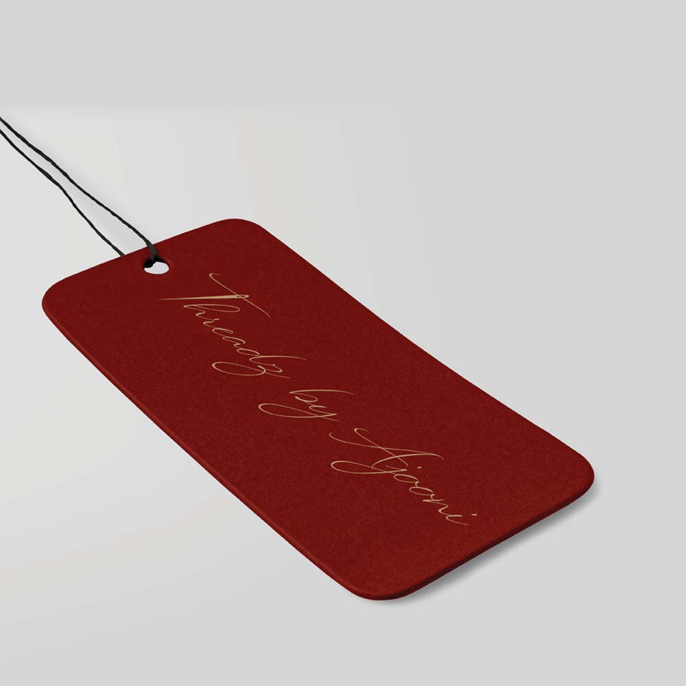 Folded Hang Tags